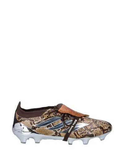 Adidas Originals X Wales Bonner Predator Elite Snakeskin-effect Sneakers In Brown