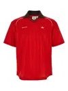 Adidas Originals X Wales Bonner Football T-shirt In Red