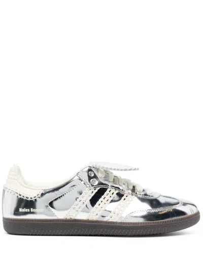 Adidas Originals X Wales Bonner Samba Sneakers In Silber