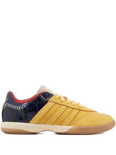 Adidas Originals X Wales Bonner Samba Suede Sneakers In Yellow