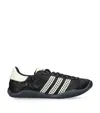 Adidas Originals X Wales Bonner Satin Karintha Sneakers In Black