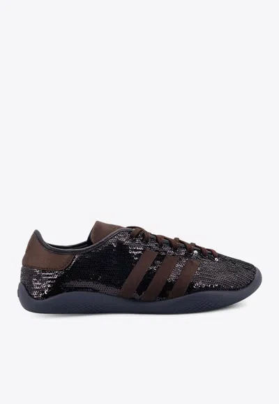 ADIDAS ORIGINALS X WALES BONNER SEQUINED LOW-TOP SNEAKERS