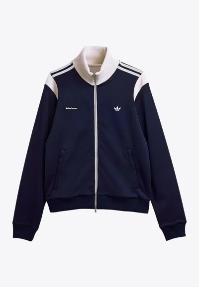 Adidas Originals X Wales Bonner Slim Track Jacket In Blue