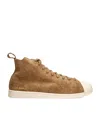 Adidas Originals Adidas By Wales Bonner Sneaker Superstar Hi Supplier Colour/wonder White/gold Metallic In Brown