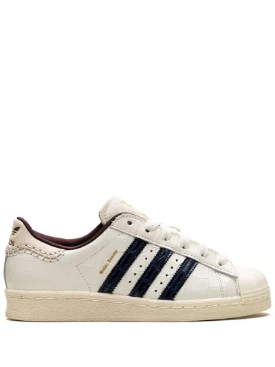 ADIDAS ORIGINALS X WALES BONNER SUPERSTAR "WHITE CROC" SNEAKERS