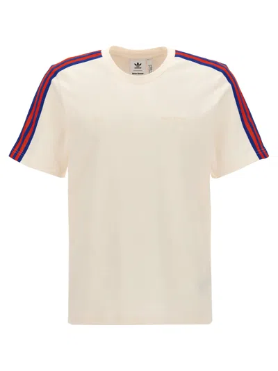 Adidas Originals Wales Bonner Webbing-trimmed Embroidered Organic Cotton-jersey T-shirt In White