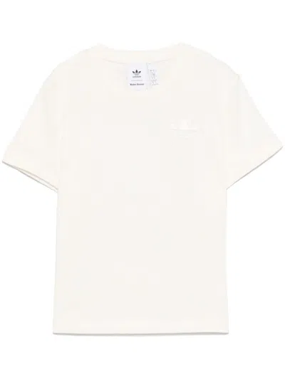 Adidas Originals X Wales Bonner Trefoil-logo T-shirt In White