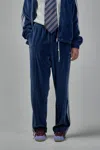 Adidas Originals X Wales Bonner Velour Track Pant In Blue