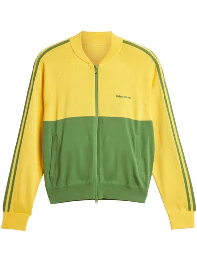 Adidas Originals X Wales Bonner Zip-up Track Jacket In Green