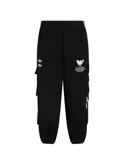 Adidas Originals X Willy Chavarria Embroidered Track Pants In Black
