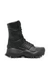 Adidas Originals X Willy Chavarria Forum Stripe Boots In Black