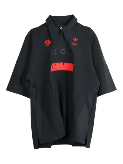 Adidas Originals X Willy Chavarria Logo-embroidered Polo Shirt