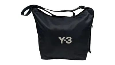 Pre-owned Adidas Originals X Y3 Nylon Crossbody Bag In Black