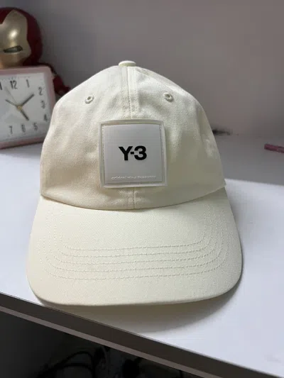 Pre-owned Adidas Originals X Yohjiyamamoto Y-3 Cap In White