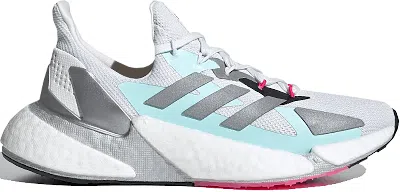 Pre-owned Adidas Originals X9000l4 (women's) Sneakers In Crystal White/silver Metallic/core Black