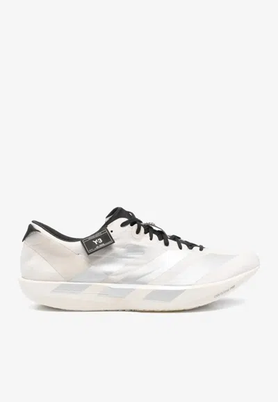 Adidas Originals Y-3 Adios 9  Low-top Sneakers In White