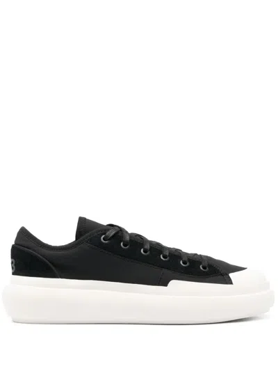 Adidas Originals Y-3 Ajatu Court Low Sneakers In Black