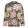 Adidas Originals Y-3 Flowers Printing Long Sleeves Unisex In Black