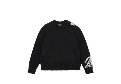 Pre-owned Adidas Originals Y-3 Palace Skeleton Knit Sweater In Black