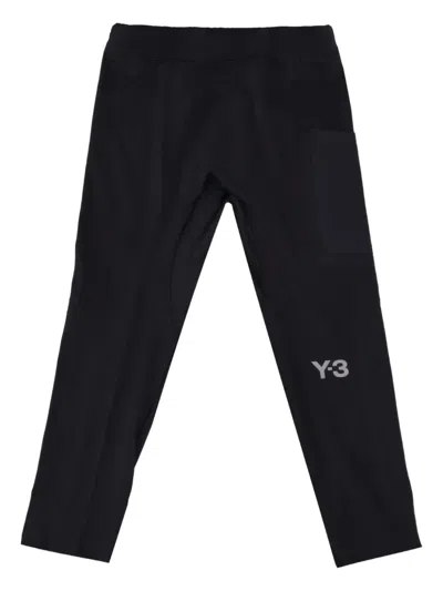 Adidas Originals Y-3 Running Leggings In Black