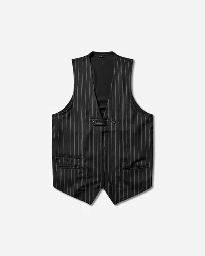 Adidas Originals Y-3 Sport Uniform Pinstripe Tailored Vest In Black