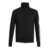 Adidas Originals Y-3 Ss21 Solid Color Stripe Sports Zipper Jacket Black