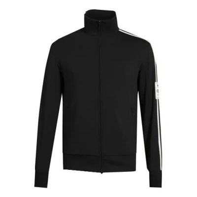 Adidas Originals Y-3 Ss21 Solid Color Stripe Sports Zipper Jacket Black