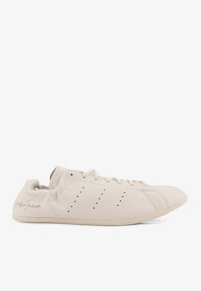 Adidas Originals Y-3 Stan Smith Lo Pro Lace-up Leather Sneakers In Pink