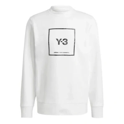 Adidas Originals Y-3 Unisex Ss21 Logo Printing Sweatshirt White