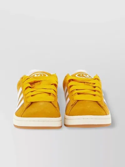 Adidas Originals Y2k Style Campus Sneakers With Iconic Stripes In Yellow
