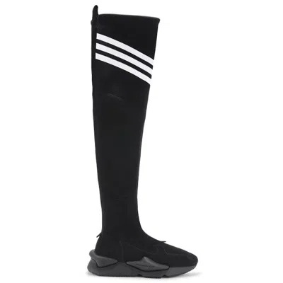 Pre-owned Adidas Originals Y3 Kaiwa Boot (women's) Sneakers In Black/footwear White In Multi