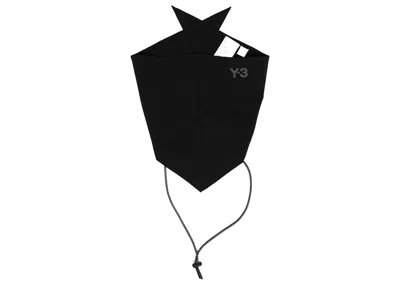 Pre-owned Adidas Originals Y3 Reflective Bandana In Black