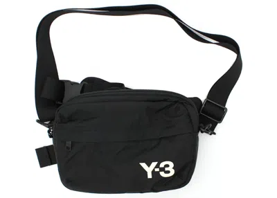 Pre-owned Adidas Originals Y3 Sling Bag In Black