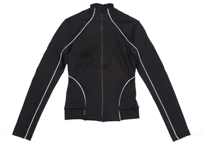 Pre-owned Adidas Originals Y3 Women Foundation Track Top Jacket In Black