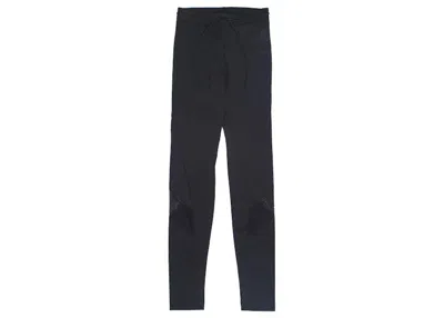 Pre-owned Adidas Originals Y3 Women New Classic Tights In Black