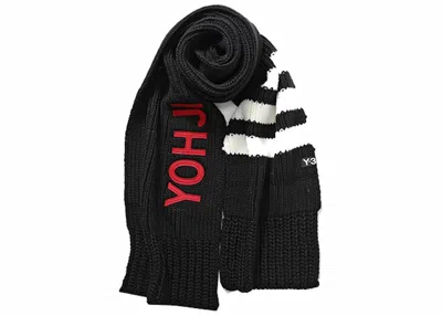 Pre-owned Adidas Originals Y3 Yohji Scarf In Black