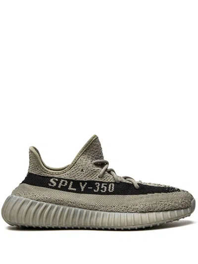 Adidas Originals Yeezy 350 V2 "granite" Sneakers In Green