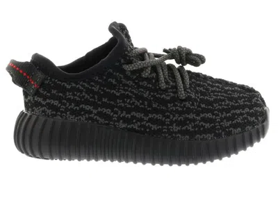Pre-owned Adidas Originals Yeezy Boost 350 (infants) Sneakers In Pirate Black/blue Grey/core Black