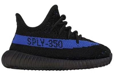 Pre-owned Adidas Originals Yeezy Boost 350 V2 (infants) Sneakers In Core Black/dazzling Blue In Multi