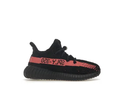 Pre-owned Adidas Originals Yeezy Boost 350 V2 (infants) Sneakers In Core Black/red