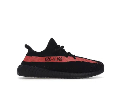 Pre-owned Adidas Originals Yeezy Boost 350 V2 (kids) Sneakers In Core Black/red