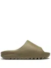 Adidas Originals Yeezy Core Slides In Brown