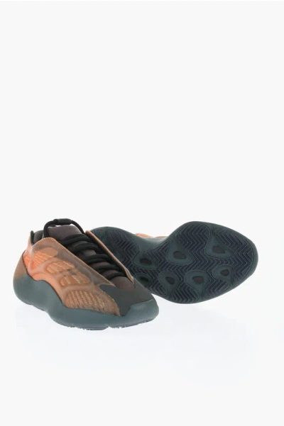 Adidas Originals Yeezy Gradient Rubber 700 V3 Low Top Sneakers In Orange