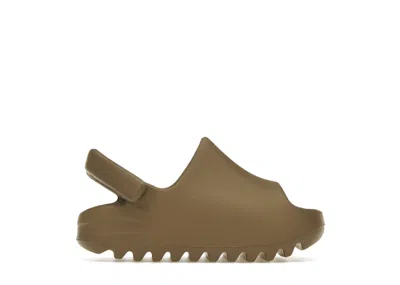 Pre-owned Adidas Originals Yeezy Slide (infants) Sneakers In Earth Brown
