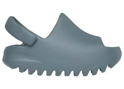 Pre-owned Adidas Originals Yeezy Slide (infants) Sneakers In Slate Marine