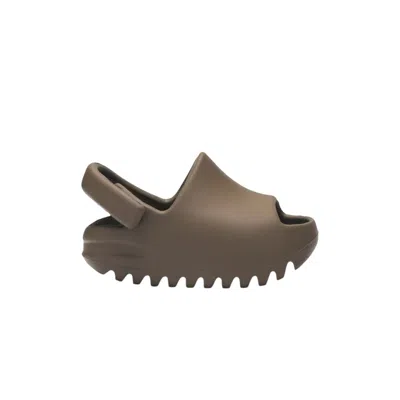 Pre-owned Adidas Originals Yeezy Slides Infants 'earth Brown' | Infant Size 7