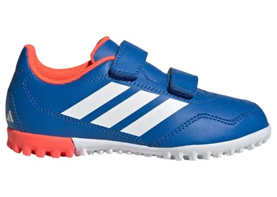 Pre-owned Adidas Originals Youngstar Rise Field Hockey Sneakers In Bright Royal/cloud White/team Solar Orange