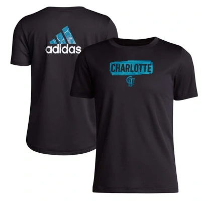 Adidas Originals Kids' Youth Adidas Black Charlotte Fc Local Pop T-shirt