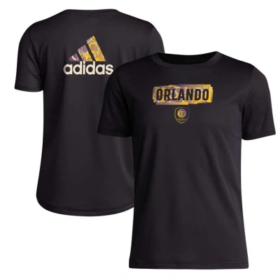 Adidas Originals Kids' Youth Adidas Black Orlando City Sc Local Pop T-shirt