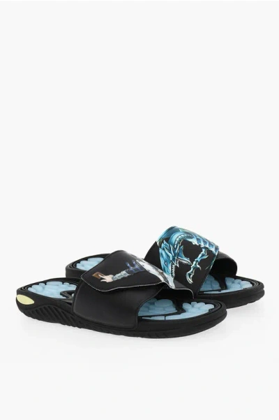 Adidas Originals Yu-gi-oh! Printed Reptossage Slides